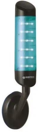 Produktfoto 1 von Werma Kompakt LED Signalturm Summer 3-stufig Linse Klar 24V dc Dauer Wand 125 mm Multifunktion