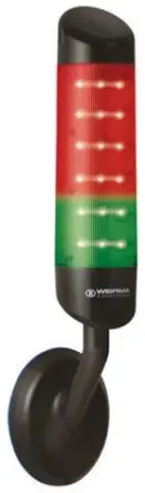 Produktfoto 1 von Werma CleanSIGN LED Signalturm Summer 3-stufig Linse Klar 24V Dauer, Verbessertes Sichtbarkeitssystem (EVS), Blinkend