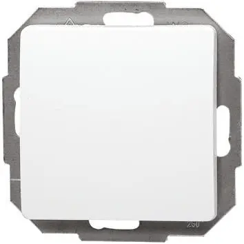 Produktfoto 1 von Kopp Drucktaster Lichtschalter Arktisweiß, Palisander Braun Rosenholz Braun 10 A