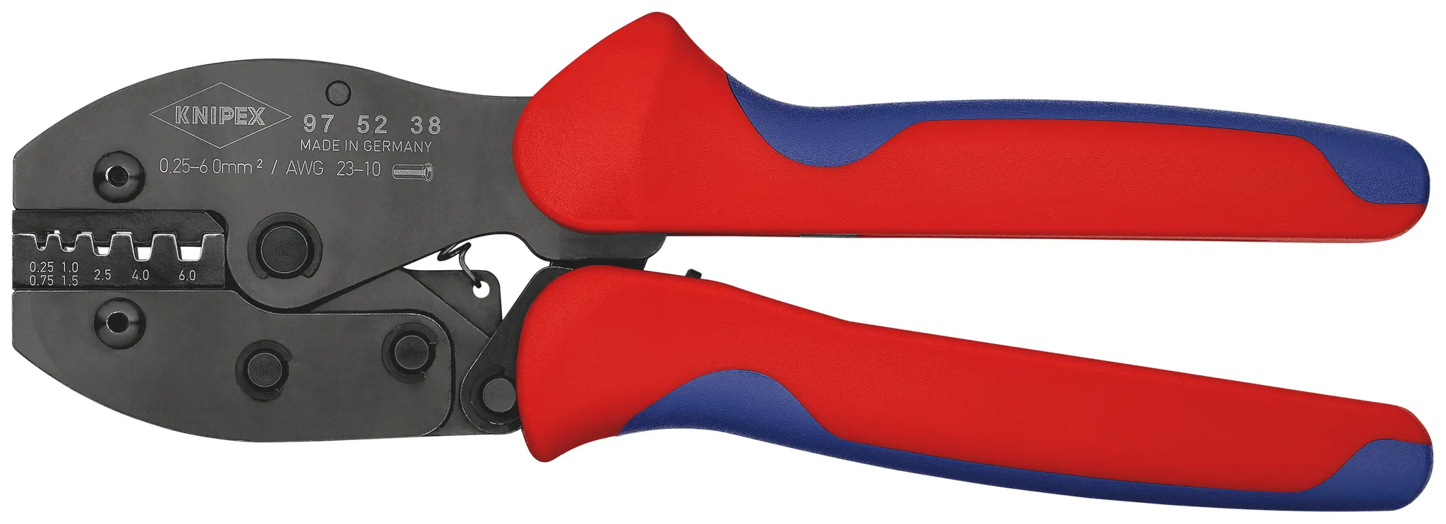 Produktfoto 1 von Knipex Crimp-Werkzeug für Aderendhülsen, 220 mm