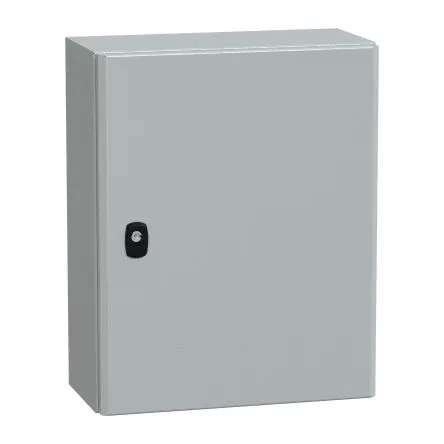 Produktfoto 1 von Schneider Electric PanelSeT S3D Stahl Wandanschlusskasten Grau IP66, HxBxT 500 mm, 400 mm x 200 mm