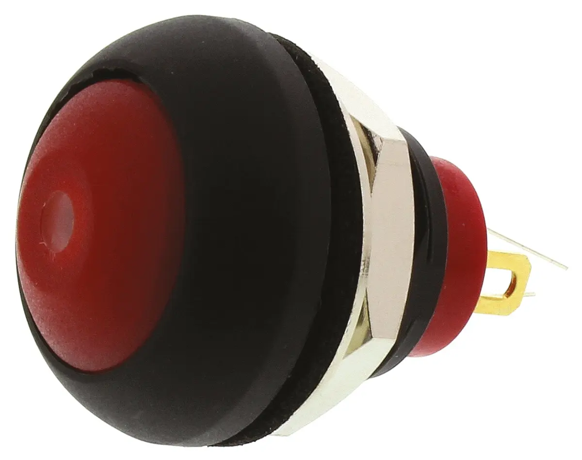 Produktfoto 1 von KNITTER-SWITCH DPWL Miniaturdruckschalter Grün Beleuchtet Tastend Panel Ø 12.9 mm, SPST / 400 mA 250 V ac, IP40