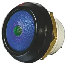 ITW 48 Druckschalter Beleuchtet Panel Ø 14 mm, SPST Blau, IP67