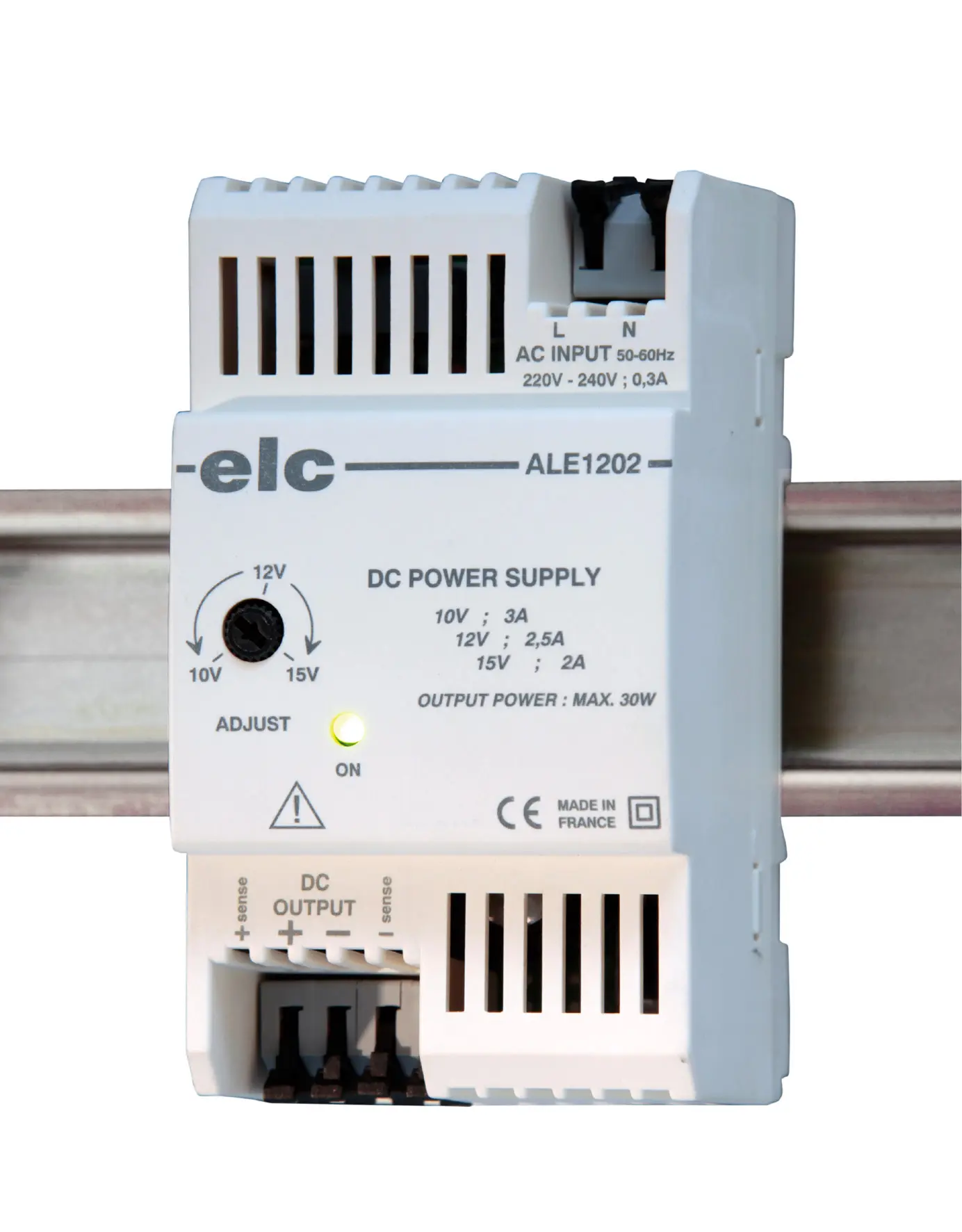 Produktfoto 1 von ELC ALE DIN RAIL DIN-Schienen Netzteil Getaktet 12V dc / 2.5A 30W 230V ac