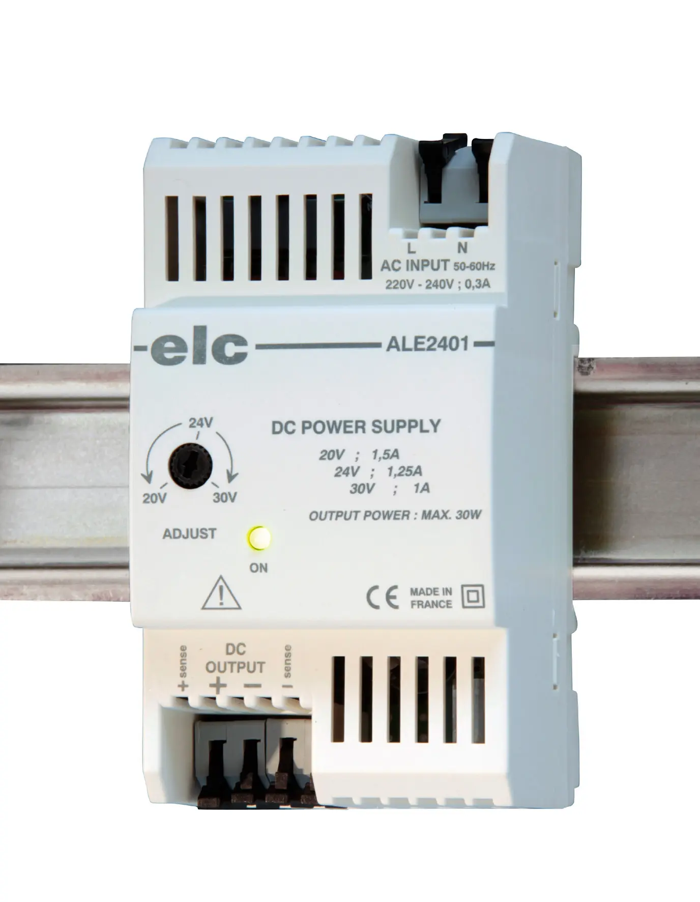 Produktfoto 1 von ELC ALE DIN RAIL DIN-Schienen Netzteil Getaktet 24V dc / 1.25A 30W 230V ac