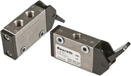 Produktfoto 1 von EMERSON – AVENTICS, Hebel ST Pneumatik-Steuerventil, manuell, G 1/8 in, Edelstahl III B