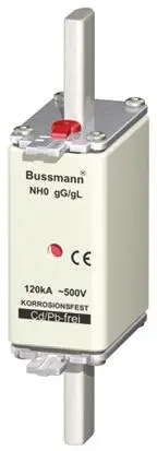 Produktfoto 1 von Eaton Bussmann Sicherungseinsatz NH0, 500V ac / 125A, gG - gL DIN 43620-1, DIN 43620-3, IEC 60269, VDE 0636