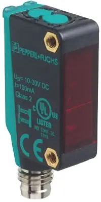 Produktfoto 1 von Pepperl + Fuchs ML100 Kubisch Optischer Sensor, Diffus, PnP Ausgang, Steckbar
