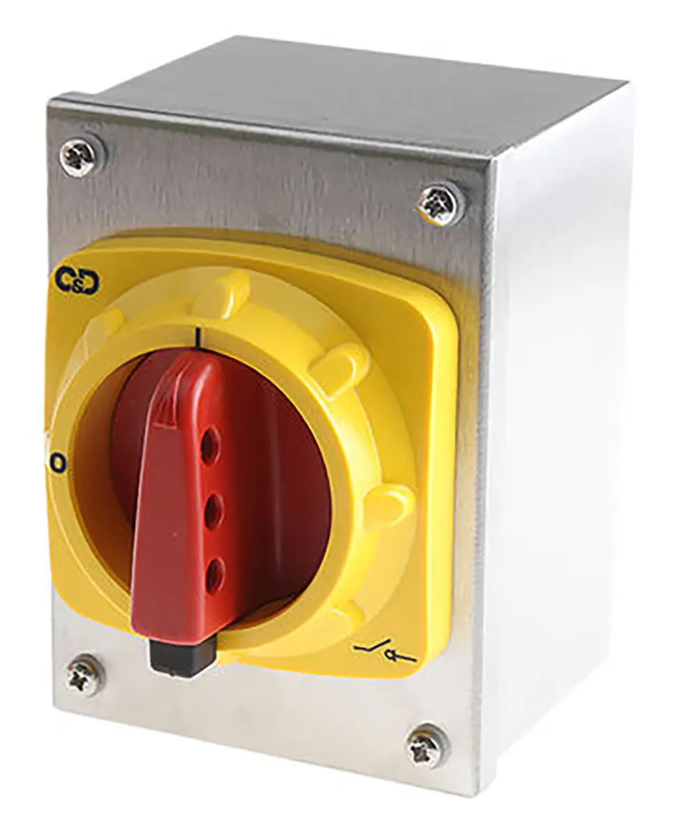 Produktfoto 1 von Craig & Derricott Trennschalter 6P-polig 20A Rot IP 65 7,5kW 690V 3-phasig 6 Schließer