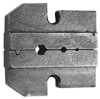 Telegärtner XM-Type Crimp-Matrizensatz, 0.8 mm, 1.69 mm, 3.25 mm Schwarz, 3 Ports, 3-Wege-Matrize