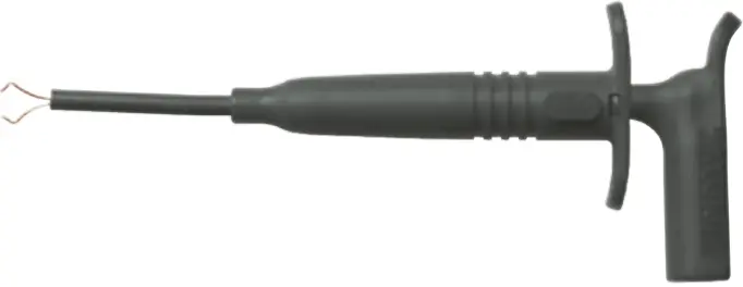 Produktfoto 1 von Mueller Electric Hakenklemme Schwarz Hakenstößel, Berylliumkupferlegierung Spitze 1A, 1 kV