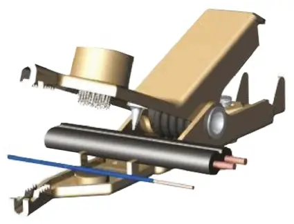 Mueller Electric Nagelbett-Prüfklemme Silber vernickelt, 66.4 mm