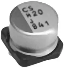 Produktfoto 1 von Nichicon CS, Oberfläche Polymerkondensator 39 μF ±20 % / 16V dc, Ø 5 mm, -55 °C → 105 °C