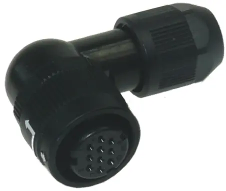 Produktfoto 1 von Hirose HR34B 12 Miniature Rundsteckverbinder Stecker 10-polig Buchse 3A Kabel IP40, IP68