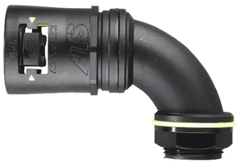Produktfoto 1 von Adaptaflex AT Nylon 6.6 Kabelrohr Befestigung Kabelrohr M20 16 mm Schwarz IP68