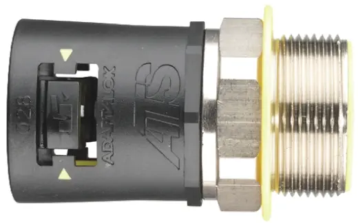 Produktfoto 1 von Adaptaflex AT Nylon 6.6 Kabelrohr Befestigung M25 28 mm Schwarz IP68, IP69K