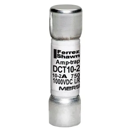 Produktfoto 1 von Mersen USM Patronensicherung Flink / 10A 10 x 38 mm 1kV dc Melamin Schutz