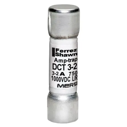 Produktfoto 1 von Mersen USM Patronensicherung Flink / 3A 10 x 38 mm 1kV dc Melamin Schutz