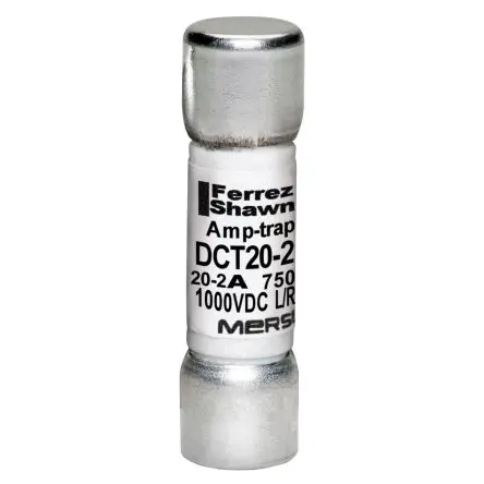 Produktfoto 1 von Mersen USM Patronensicherung Flink / 20A 10 x 38 mm 1kV dc Glas Melamin Schutz