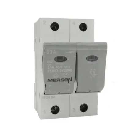 Produktfoto 1 von Mersen D-Sicherungshalter J 63A D01 400V ac 2-polig