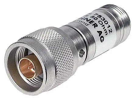 Produktfoto 1 von Huber+Suhner HF-Dämpfungsglied Typ NGerade 12.4 GHzSteckerBuchse