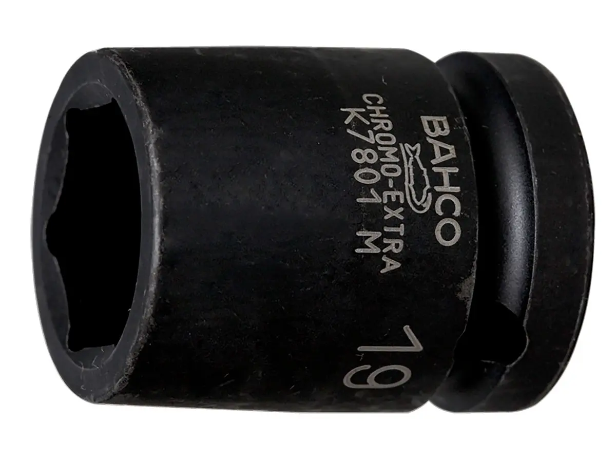 Produktfoto 1 von Bahco 12.7 mm, 13 mm Sechskant Schlag-Steckschlüssel lang Legierungsstahl, 38 mm