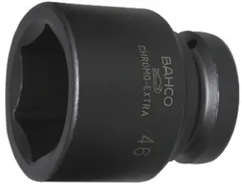 Produktfoto 1 von Bahco 38.1 mm, 55 mm Sechskant Schlag-Steckschlüssel lang Legierungsstahl, 82 mm