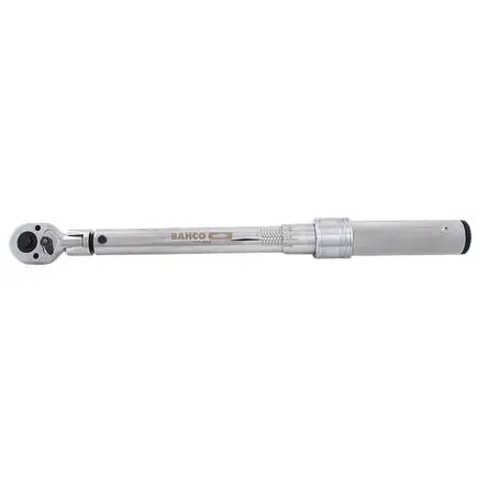 Produktfoto 1 von Bahco 9.53 mm Klick-Drehmomentschlüssel Vierkant 13.6 To 108.5 Nm, Länge 422mm, 4%(Tightening), 6%(Reverse)