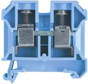 Produktfoto 1 von Weidmüller SAK Anschlussklemmenblock für Durchkontaktierung 1 Blau, 16mm², 1kV Schraubbefestigung ATEX, IECEx