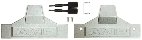 Produktfoto 1 von TE Connectivity AMPLIMITE 0.050 D-Sub-Gehäuse Gerade, 100-polig, D: D-Sub-Gehäuse, Silber, aus Zink