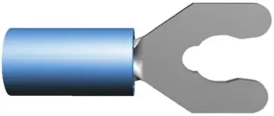Produktfoto 1 von TE Connectivity PIDG Ringkabelschuh, Isoliert 16 AWG, Nylon, Blau, 14 AWG max.AWG, M4
