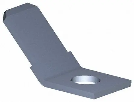 Produktfoto 1 von TE Connectivity FASTON .250 Flachsteckhülse, Schwarz, Unisoliert, 6.35 x 0.81 mm, Stecker