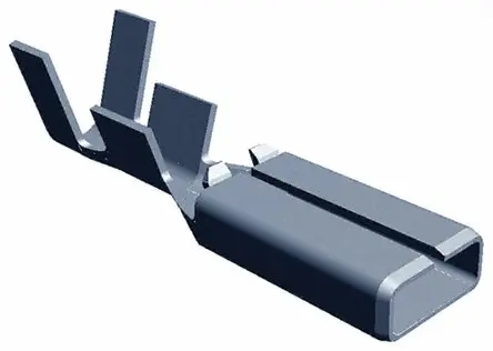 Produktfoto 1 von TE Connectivity PRONER .110 Flachsteckhülse, Silber, Unisoliert, 2.79 x 0.5 mm, Buchse, 24 AWG min, 17 AWG