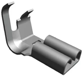 Produktfoto 1 von TE Connectivity FASTON .187 Flachsteckhülse, Schwarz, Unisoliert, 4.75 x 0.51 mm, Buchse, 20 AWG min, 16 AWG