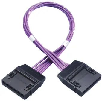 Produktfoto 1 von HellermannTyton Connectivity RN06UC6 Kassette zu Kassette, Kat. 6, RJ45 Typ Kassette-Kassette-Kabelbaugruppe, Abschirm