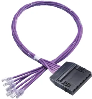 Produktfoto 1 von HellermannTyton Connectivity RN06UC6 Kassette zu Stecker, Kat. 6, RJ45 Typ Kassette-Stecker/Kabelbaugruppe, Abschirm