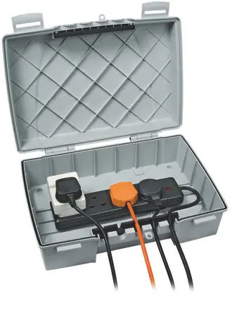 Produktfoto 1 von Timeguard Powerseal Typ G Stromgehäuse für den Außenbereich, 4-fach 13A, 230V