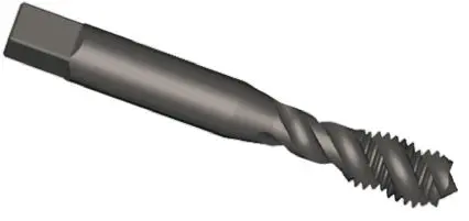 Dormer Gewindebohrer HSS Maschinen, Metrisch Spiralnut, Rechtsgewinde, 1-teilig 2.5