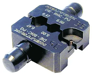Produktfoto 1 von Neutrik HX-BNC Crimp-Matrizensatz, 4.53 to 5.41 mm² Schwarz