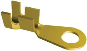 Produktfoto 1 von TE Connectivity 160787 Ringkabelschuh, Unisoliert 18 AWG, Gelb, 14 AWG max.AWG, innen ø 4.3 mm, 4.3 mm