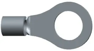 Produktfoto 1 von TE Connectivity Solistrand Ringkabelschuh, Unisoliert 12 AWG, 10 AWG max.AWG, aussen ø 13.49 mm, innen ø 8.33 mm, M8