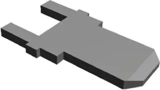 Produktfoto 1 von TE Connectivity FASTON .187 Flachsteckhülse, Schwarz, Unisoliert, 4.75 x 0.83 mm, Stecker