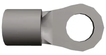 Produktfoto 1 von TE Connectivity Solistrand Ringkabelschuh, Unisoliert 4 AWG, 4 AWG max.AWG, innen ø 7.52 mm, M10