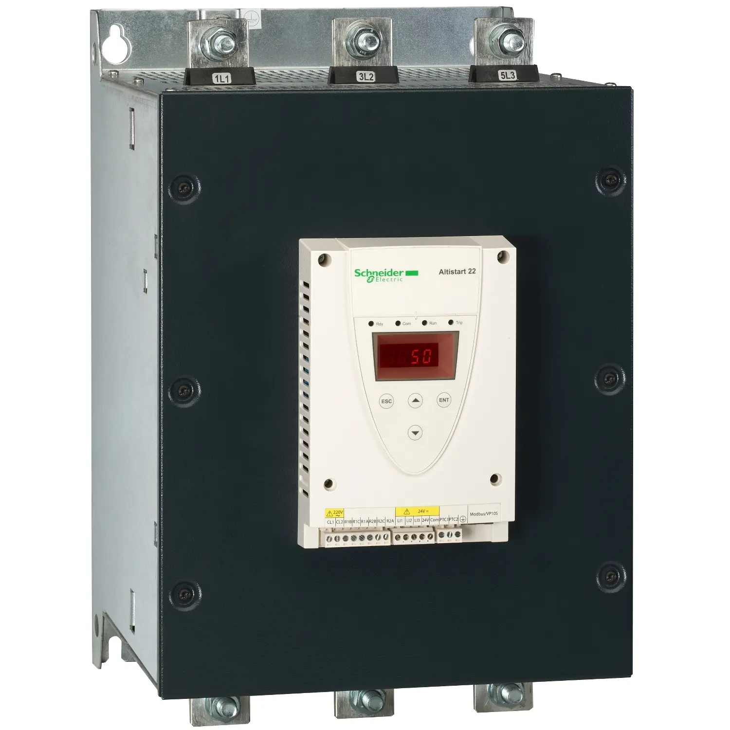 Produktfoto 1 von Schneider Electric ATS22 Sanftstarter 3-phasig 250 kW, 440 V ac / 480 A