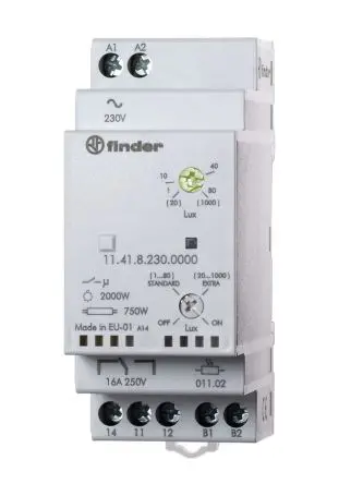 Produktfoto 1 von Finder Timer-Lichtschalter 11, 1-Kanal 230V ac, Schraube