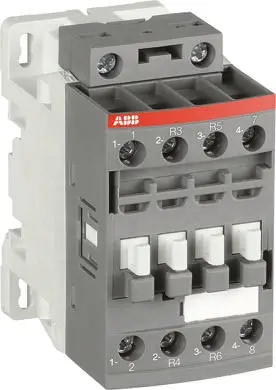 Produktfoto 1 von ABB AF09 Schütz 24 V ac/dc-Spule, 4-polig, 690V ac 60 V 4 kW 2 Schließer/2 Öffner Motorsteuerung 4-Hilfskontakte