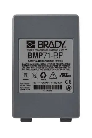 Brady Akkupack Batterie, geeignet für BMP71