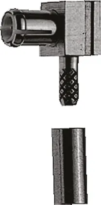 Produktfoto 1 von Telegärtner MCX Stecker Koaxialsteckverbinder MCX-Steckverbinder, Kabel, für RG196A/U, RG178B/U-Kabel, 50 Ω