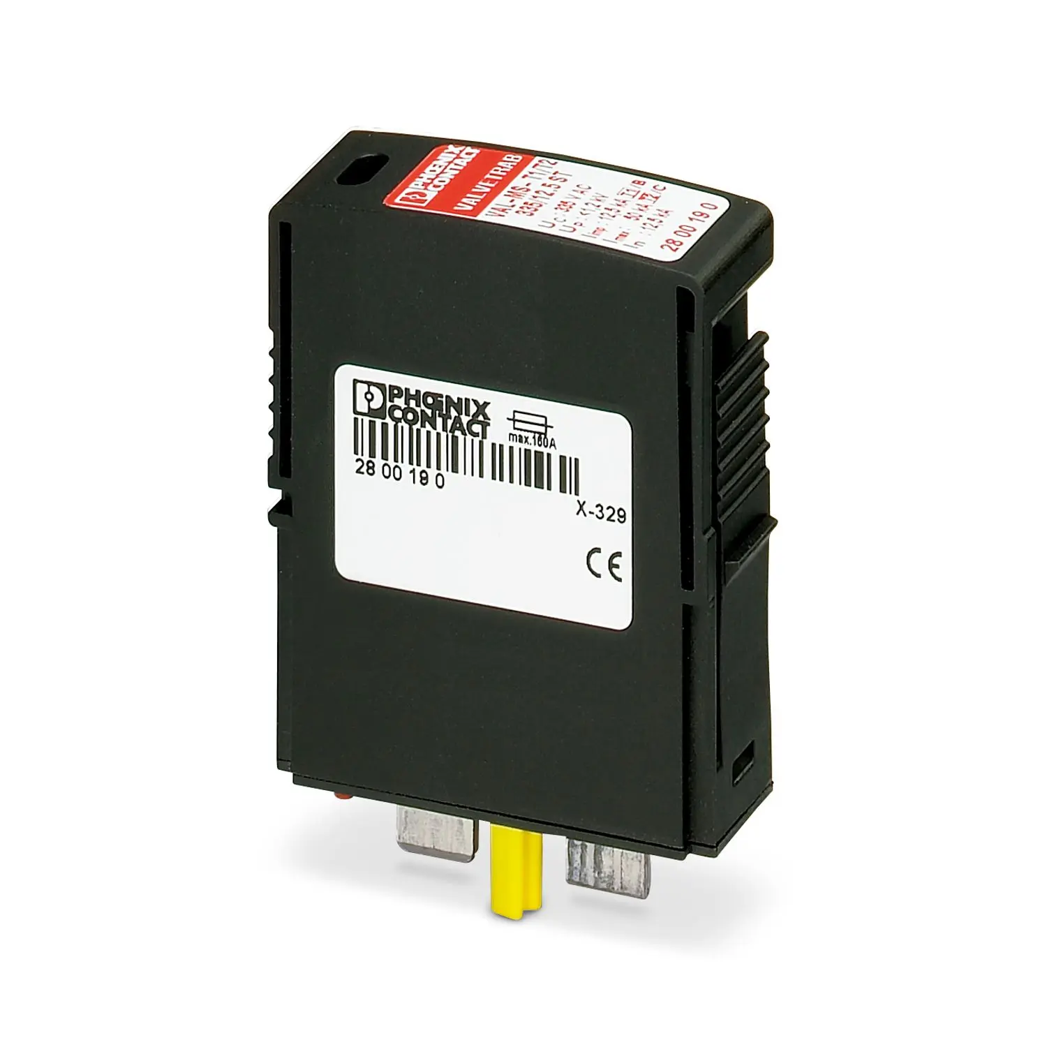 Produktfoto 1 von Phoenix Contact, Überspannungsschutz, 240 V ac 50 kA DIN-Hutschiene VAL-MS-T1/T2 335/12.5 ST
