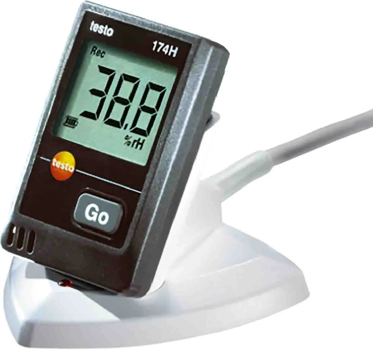 Produktfoto 1 von Testo 2-Kanal Feuchtigkeit, Temperatur Datenlogger, -20°C → +70°C / 100%RH, Sensor kapazitiv, NTC, ISO-kalibriert